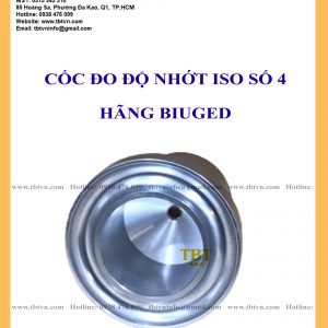 CỐC ĐO ĐỘ NHỚT ISO 4 HÃNG BIUGED