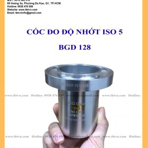 CỐC ĐO ĐỘ NHỚT ISO 5 BGD 128 BIUGED