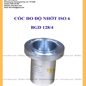 CỐC ĐO ĐỘ NHỚT ISO 6 BGD 128
