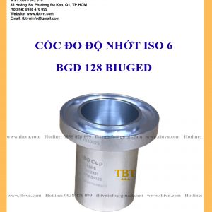 CỐC ĐO ĐỘ NHỚT ISO 6 BGD 128 BIUGED