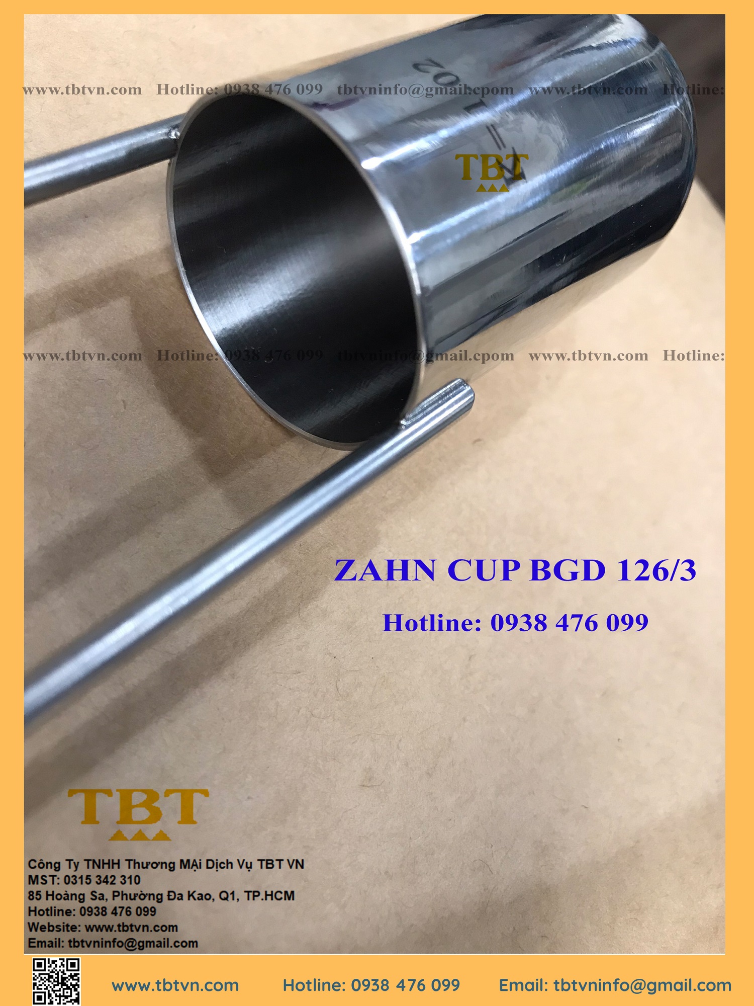 CỐC KIỂM TRA ĐỘ NHỚT ZAHN CUP BGD 126/3 HÃNG BIUGED CỐC KIỂM TRA ĐỘ NHỚT ZAHN CUP BGD 126/3 HÃNG BIUGED