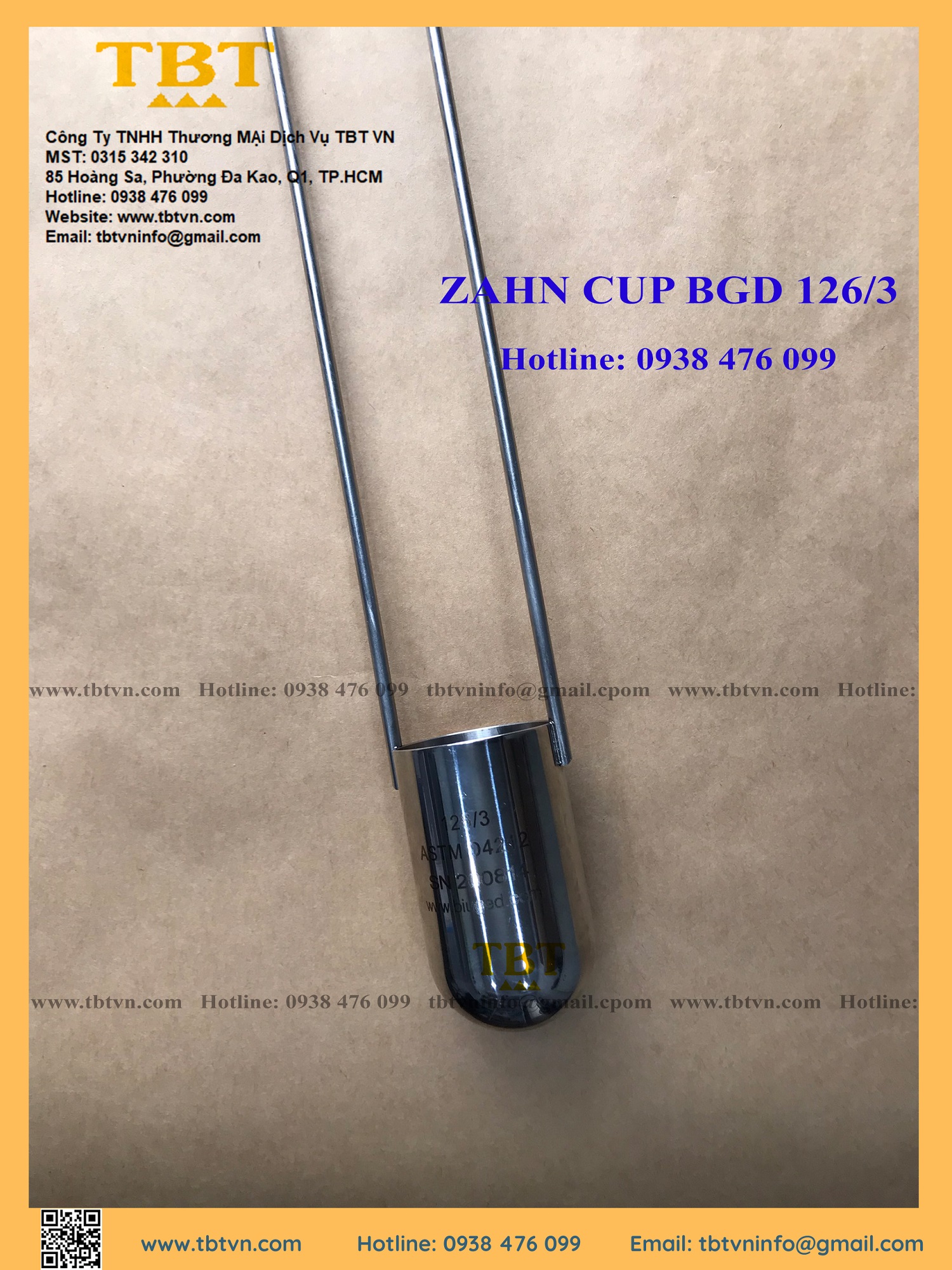 CỐC ZAHN 3 ĐO ĐỘ NHỚT BGD 126/3 CỐC ZAHN 5 ĐO ĐỘ NHỚT BGD 126/3