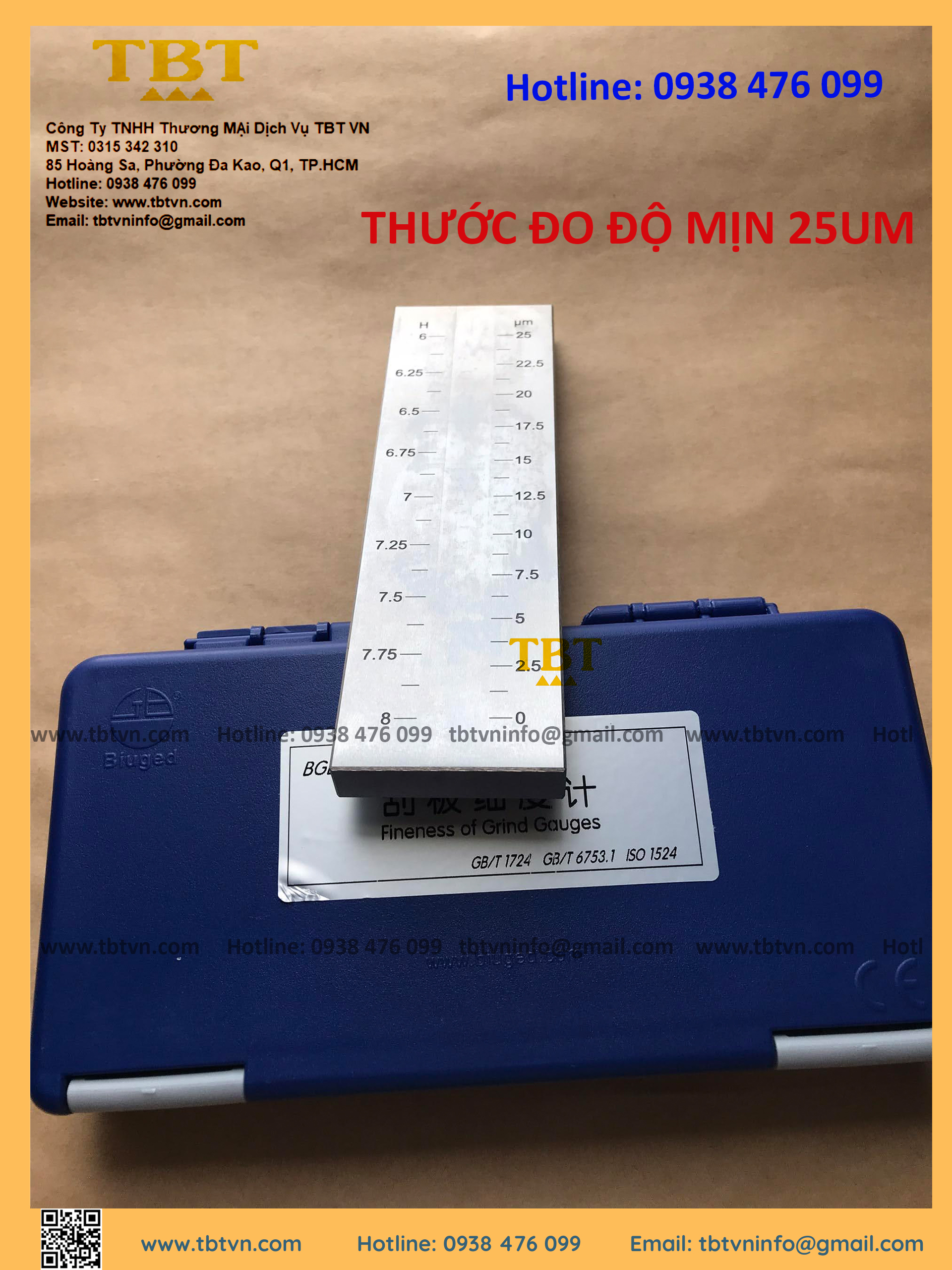 THƯỚC ĐO ĐỘ MỊN MỘT RÃNH BGD 25UM THƯỚC ĐO ĐỘ MỊN MỘT RÃNH BGD 25UM