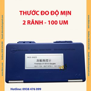 THƯỚC ĐO ĐỘ MỊN 2 RÃNH THANG ĐO 100UM