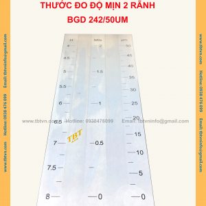 THƯỚC ĐO ĐỘ MỊN 2 RÃNH BGD 242 - 50UM