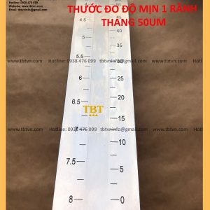 THƯỚC ĐO ĐỘ MỊN BGD 1 RÃNH THANG 50UM