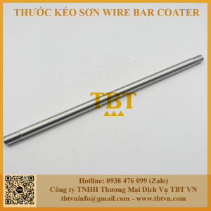 Thước kéo màng sơn Wire bar coater 6um