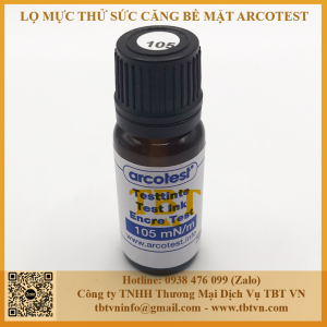 Lọ mực kiểm tra sức căng bề mặt hãng Arcotest mực xanh