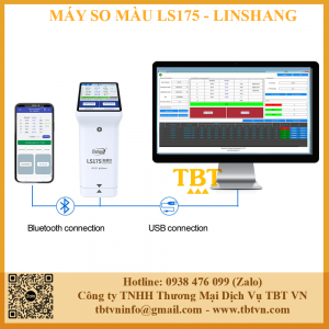 Khả năng kết nối máy tính của máy so màu LS175 hãng Linshang