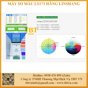 Khác biệt màu sắc của máy so màu LS173