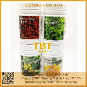 combo 4 gỗ hoa