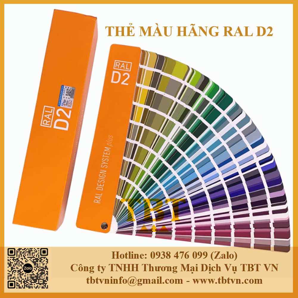 Quạt so màu hãng RAL D2 Quạt so màu hãng RAL D2