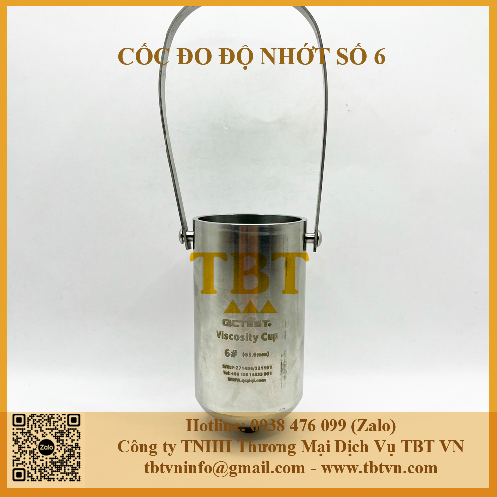 Cốc đo độ nhớt số 6 Cốc đo độ nhớt số 6