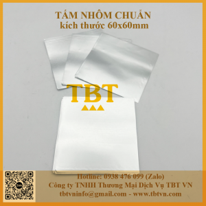 Màng nhôm chuẩn bắn bục kích thước 60x60mm
