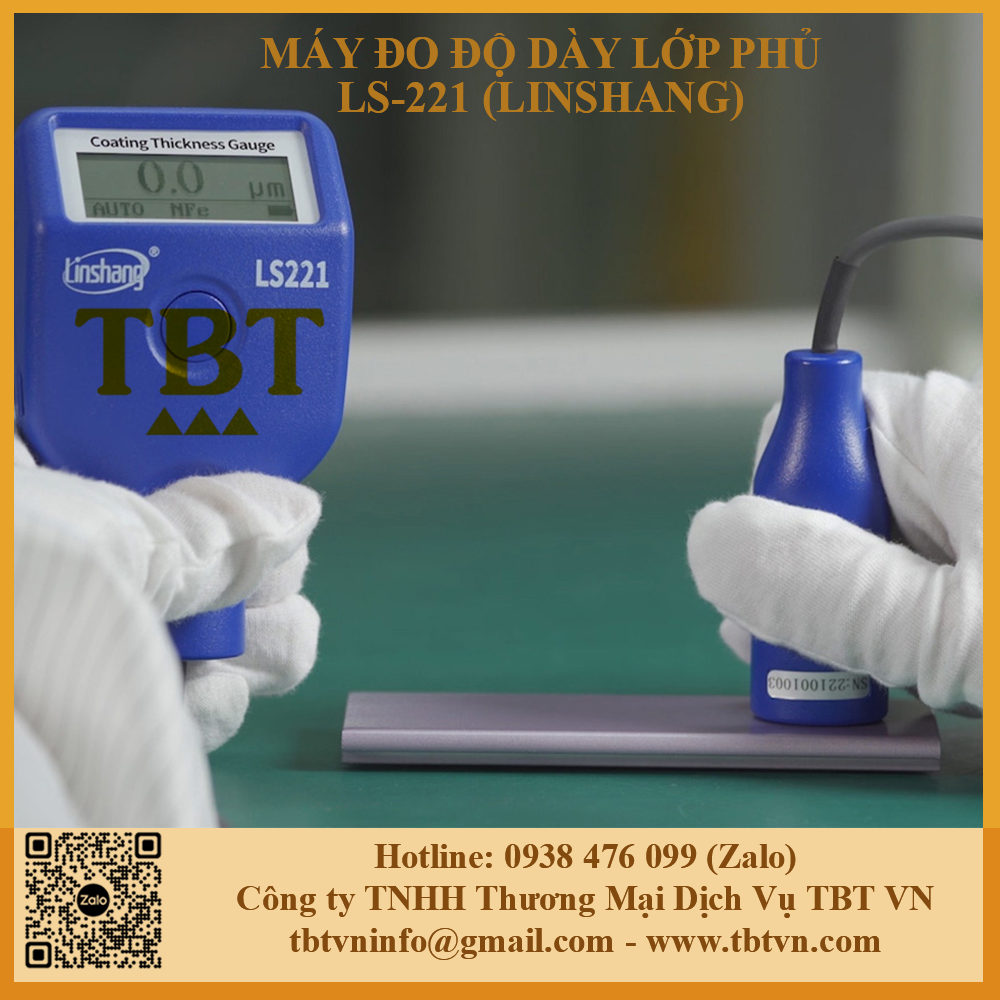 Máy đo độ dày lớp phủ sơn LS221 hãng Linshang Máy đo độ dày lớp phủ sơn LS221 hãng Linshang
