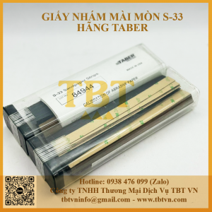 Giấy nhám mài mòn Taber S-33