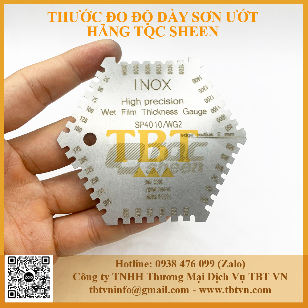 Dụng cụ kiểm tra màng sơn ướt