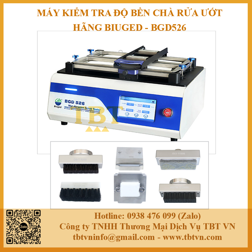 Trọn bộ Máy kiểm tra độ bền chà rửa ướt hãng Biuged BGD526