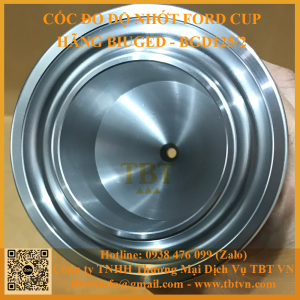 Hình ảnh cốc đo độ nhớt khi nhìn từ trên xuống